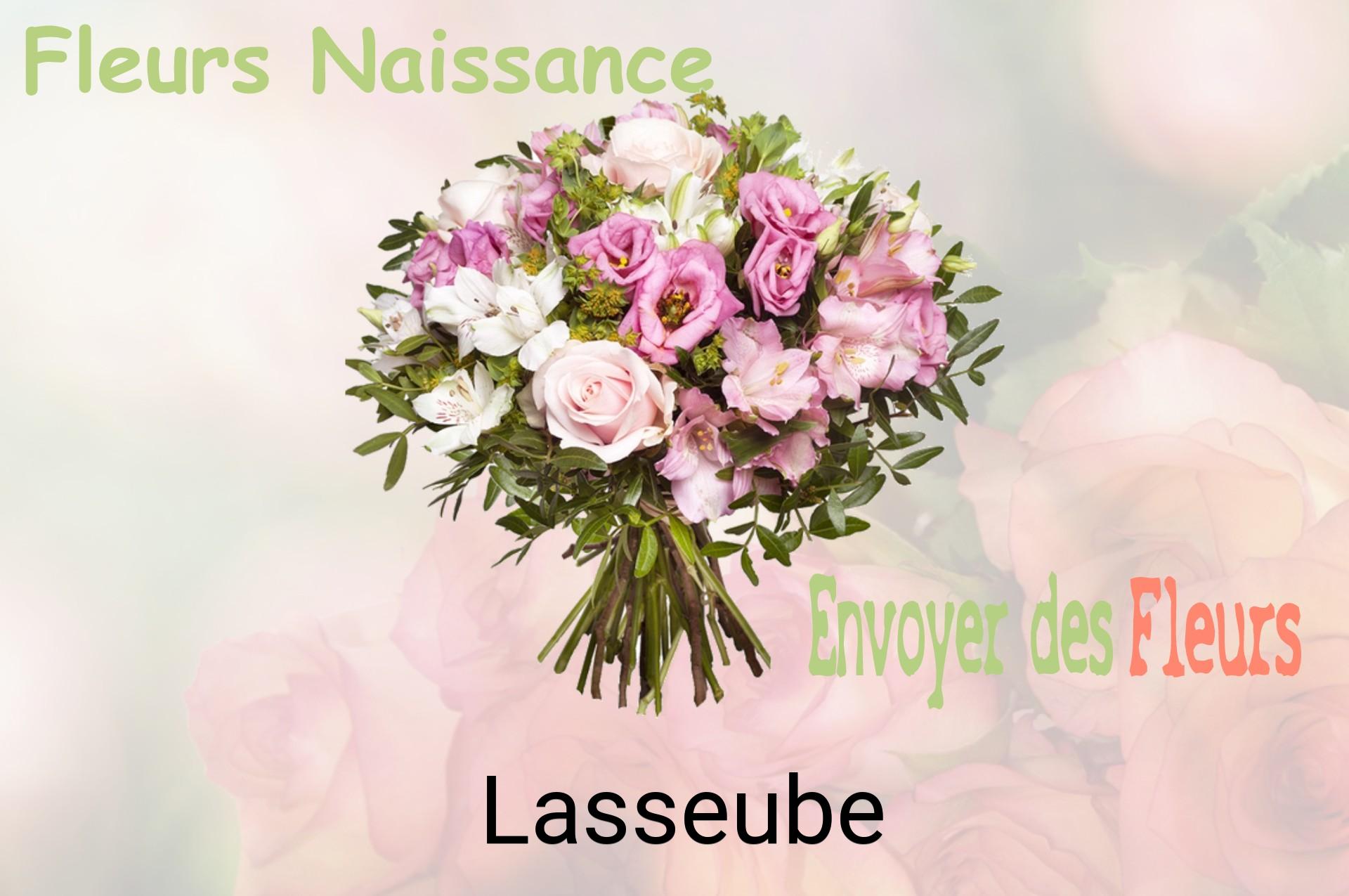 Bouquet de fleurs de naissance livré à Lasseube